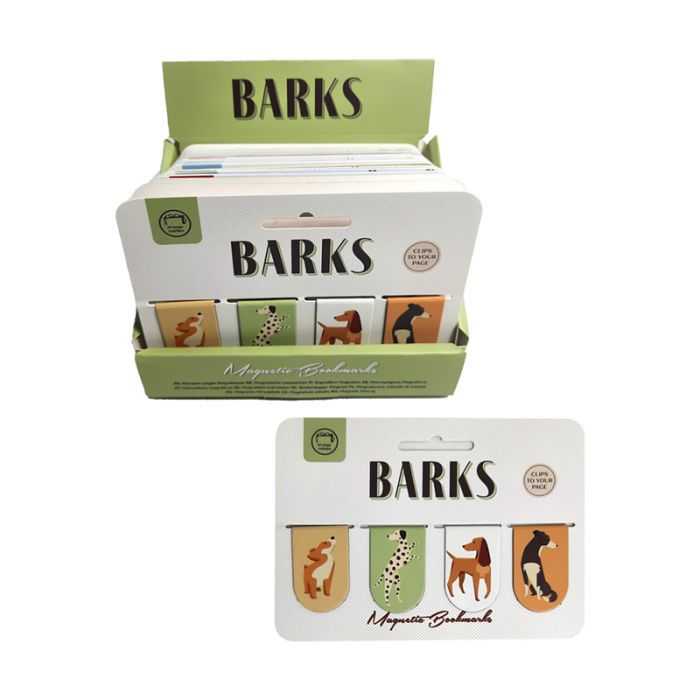 Barks Hund Magnetiskt Bokmärke-Set