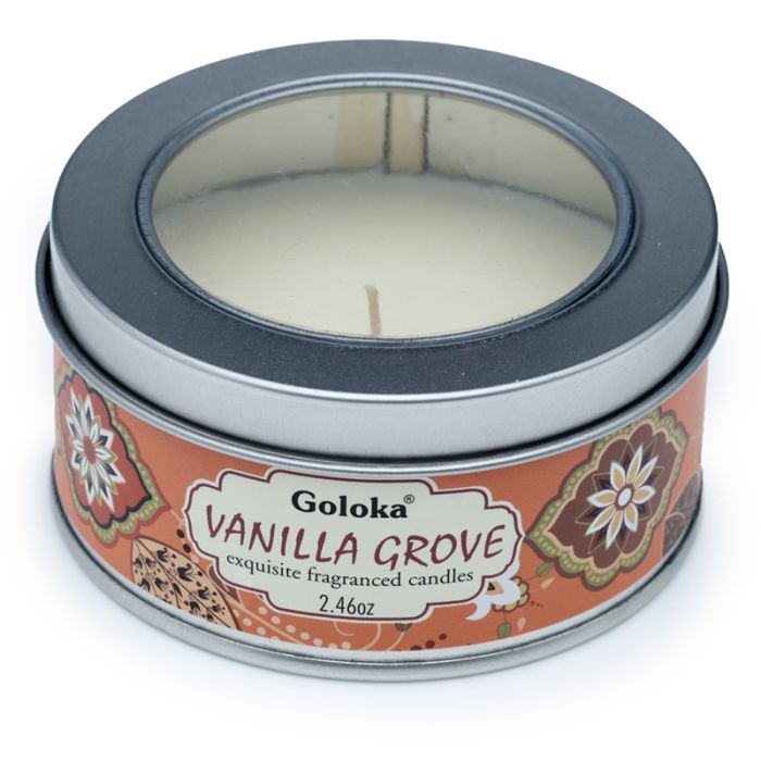 Goloka Vanilla Grove Vaxljus i Burk