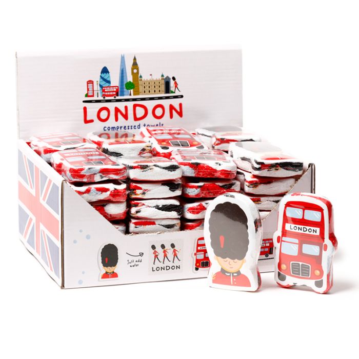 London Icons Komprimerad Resehandduk