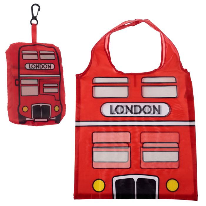 Ihopvikvar Väska - Londonikoner London Buss