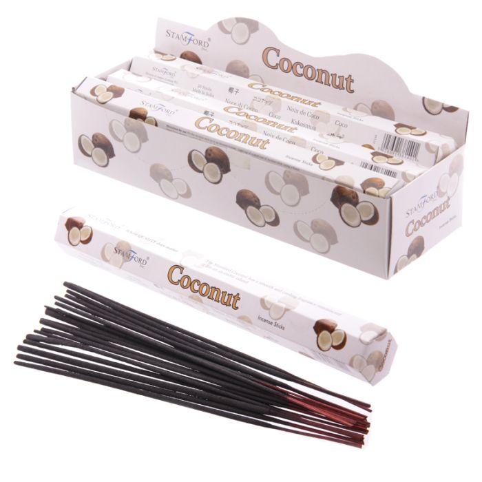 37140 Kokosnöt Stamford Premium Hex Rökelse Stickor