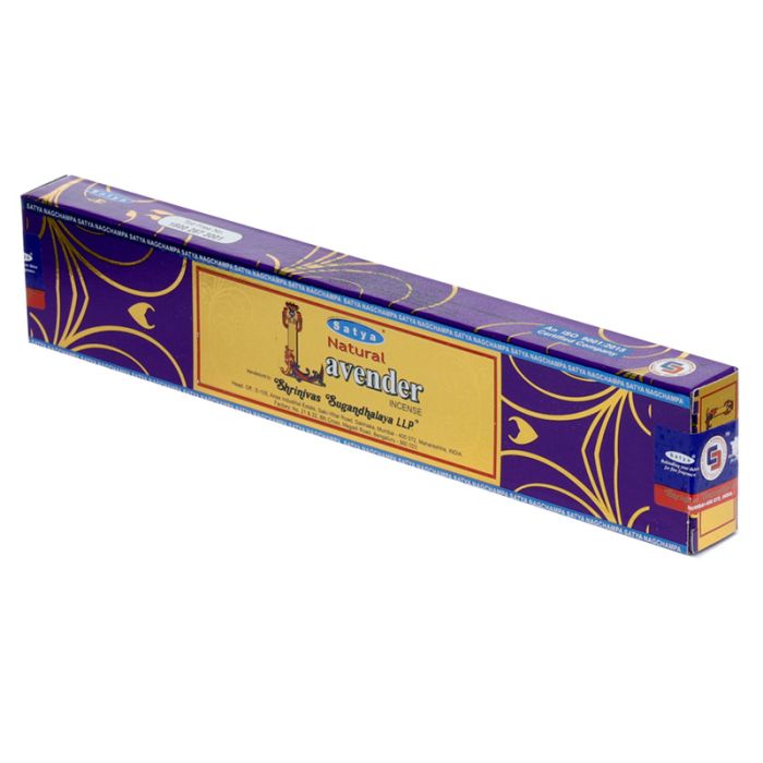 01444 Satya Natural Lavender Rökelsestickor