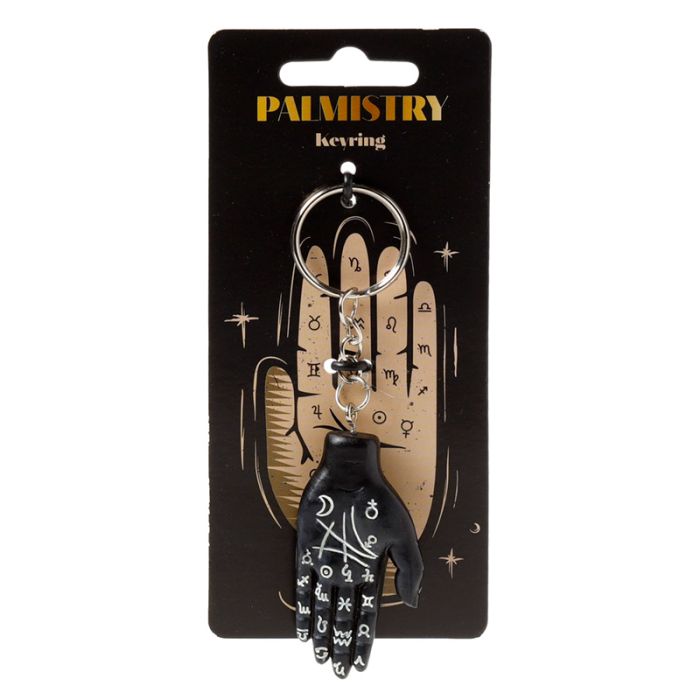 Mantrisk Hand/Tarot Handflata Nyckelring