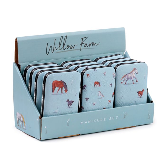 Willow Farm Hästar Manikyrset med 5 Delar