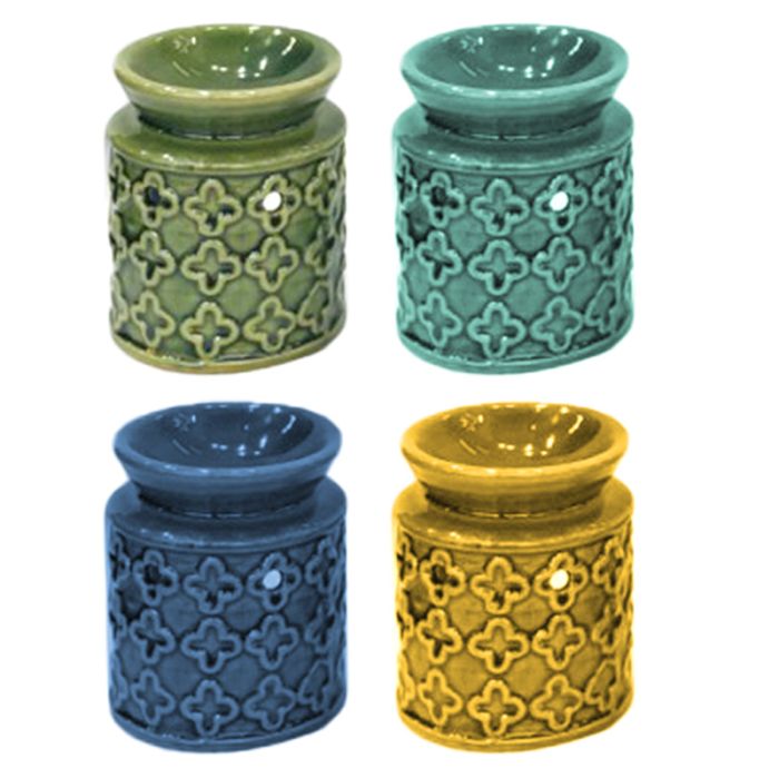 Eden Liten Aromalampa med Enkelt Blommotiv