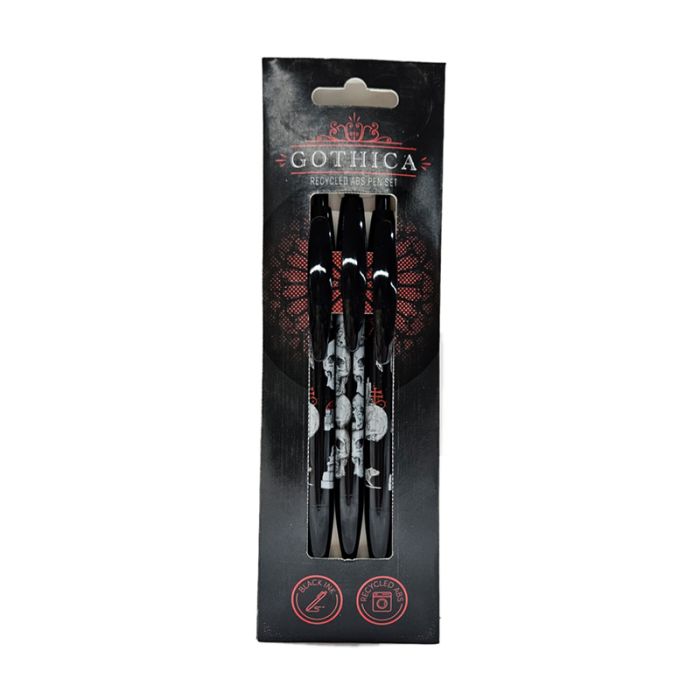 Gothica 3-Pack Pennset i Återvunnet ABS (RABS)