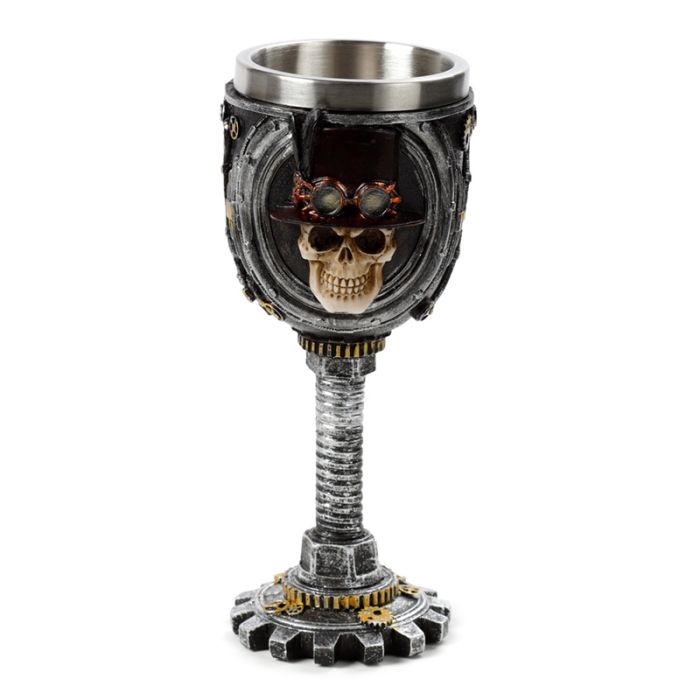 Dekorativ Steampunk Dödskallebägare