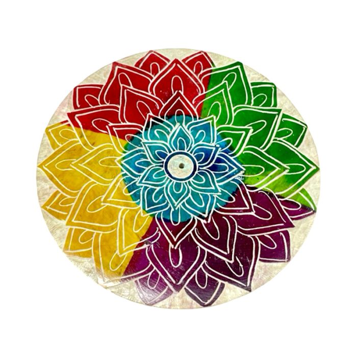 Täljsten Chakra Utskuren Lotus Rökelsehållare Fat