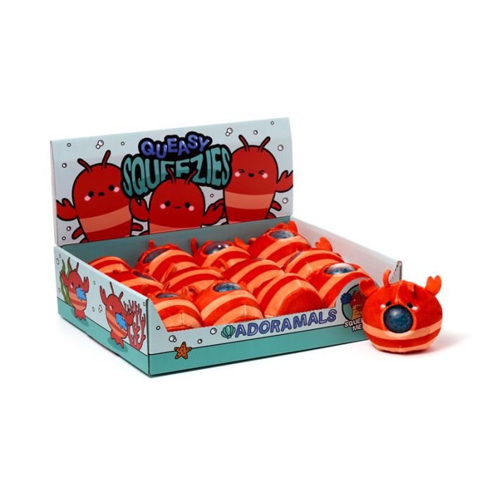 Queasy Squeezies Adoramals Hummer Plysch Klämmig Leksak