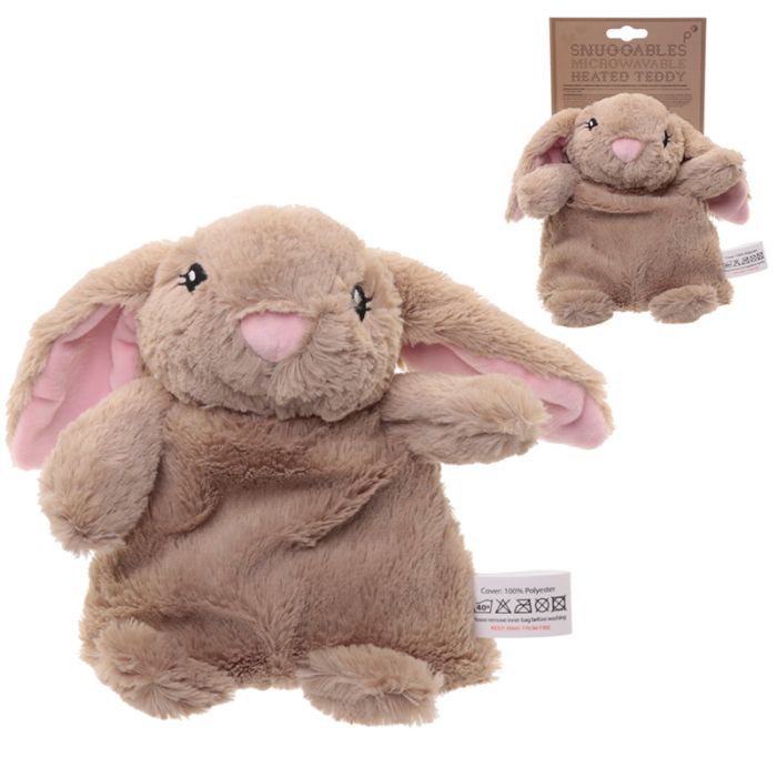 Kanin Snuggables Plysch Vete Värmepåse