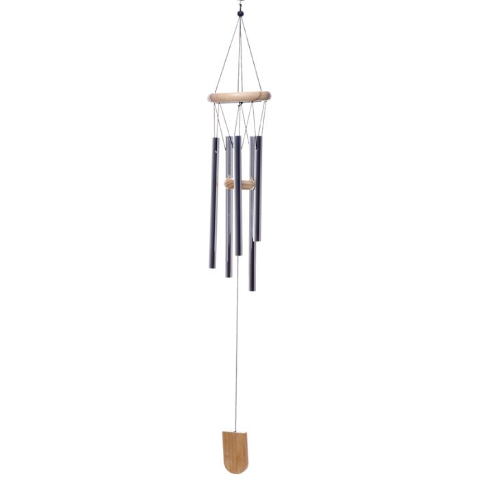 Vindflöjel i Trä med metalll Rör 58cm
