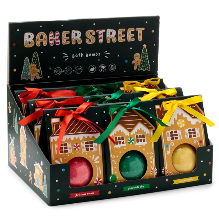 Jul Gingerbread Lane Pepparkaka Badbomb i Presentlåda