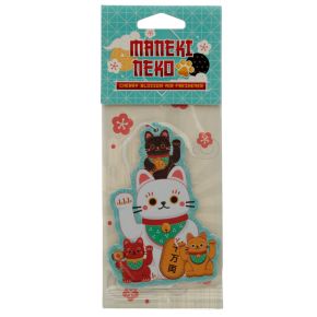 Cherry Blossom Körsbär Maneki Neko Lyckokatt Luftfräschare