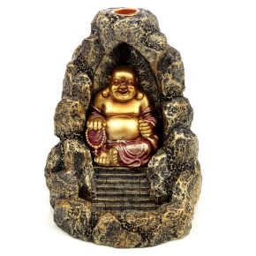 Kinesisk Buddha Backflow Rökelsebrännare