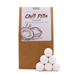 Kokosnöt Badbomb Chill Pill Presentförpackning