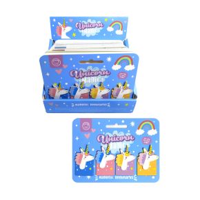 Unicorn Magic Enhörning Format Magnetiskt Bokmärke-Set