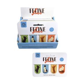 Feline Fine Katter (Ny) Magnetiskt Bokmärke-Set