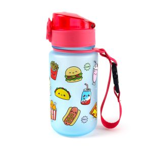 Foodiemals Pop Top 350ml Splitterfri Flaska för Barn
