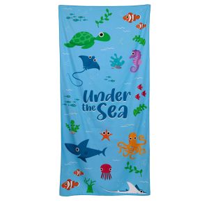 Under the Sea Splosh Sealife Strandhandduk i Mikrofiber