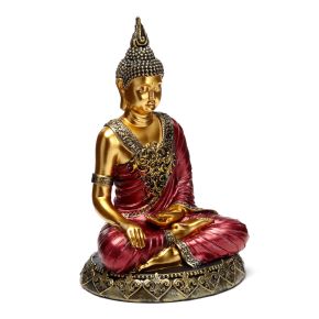 Röd & Guld Thai Buddha Contemplation