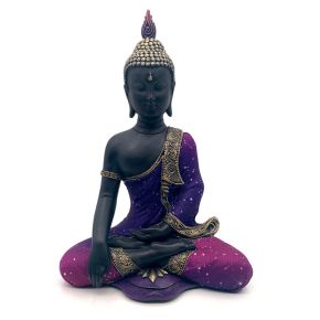 Lila & Svart Thai Buddha Dröm Meditation