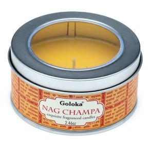 Goloka Nag Champa Vaxljus i Burk