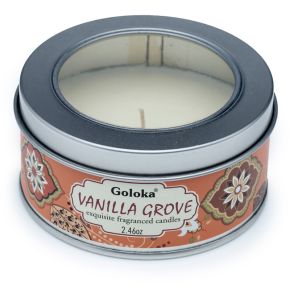 Goloka Vanilla Grove Vaxljus i Burk