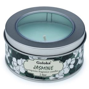 Goloka Jasmine Vaxljus i Burk