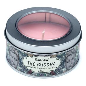 Goloka The Buddha Vaxljus i Burk