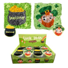 Lucky of the Irish Leprechaun & Klöver Komprimerad Resehandduk