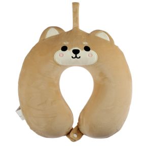 Relaxeazzz Shiba Inu Hund Plysch Resekudde Minneskum