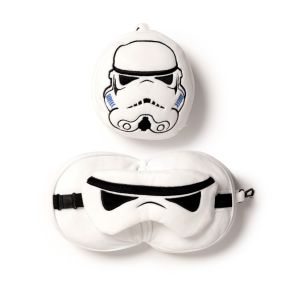 Relaxeazzz The Original Stormtrooper Rund Resekudde & Ögonmask