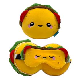 Relaxeazzz Foodiemals Frida the Taco Resekudde & Ögonmask