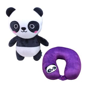 Swapseazzz Adoramals Susu the Panda 2-i-1 Plysch Reselkudde & Leksak