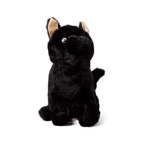 Svart Katt Plysch Dörrstopp