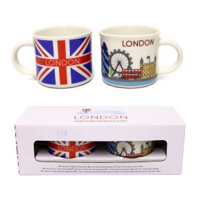 London Icons 2-Pack Espressokoppar i Porslin