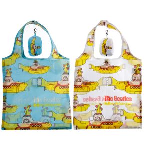 Ihopvikbar Återanvändbar Shoppingväska - Yellow Submarine