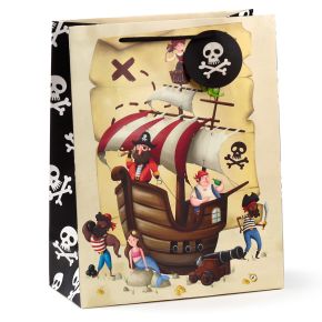 Jolly Rogers Pirater Presentpåse Stor