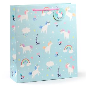 Unicorn Magic Enhörning Presentpåse Extra Stor