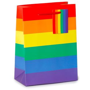 Somewhere Rainbow Regnbåge Presentpåse - Medium