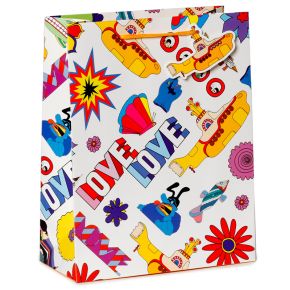 The Beatles Yellow Submarine LOVE Presentpåse - Stor