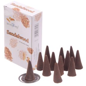 Stamford Rökelse Koner - Sandalwood 37164