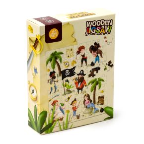 Jolly Roger Pirater 90-Bitars Pussel för Barn