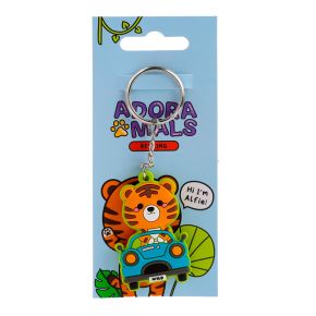 Alfie the Tiger Adoramals PVC Nyckelring