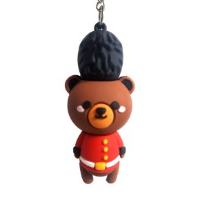 Arthur the Bear London Guardsman 3D PVC Nyckelring