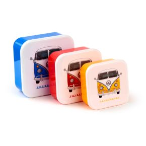 3-Pack Lunchlådor - Volkswagen VW T1 Camper Bus M/L/XL