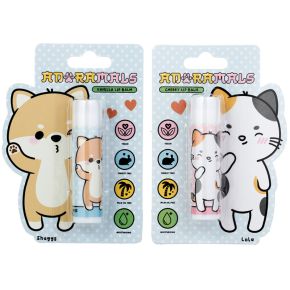 Lola the Cat & Shuggs the Shiba Inu Hund Adoramals Läppbalsam i Sticka