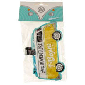 Volkswagen VW T1 Camper Bus Surf Adventure Begins PVC Bagagelapp
