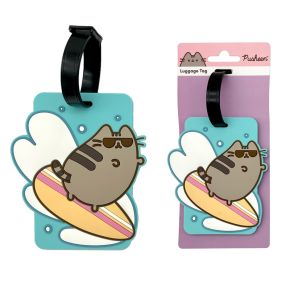 Pusheen the Cat Katt Summer Surfer PVC Bagagelapp