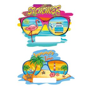 3D Tryckt Kustsouvenir Magnet Sommar Solglasögon
